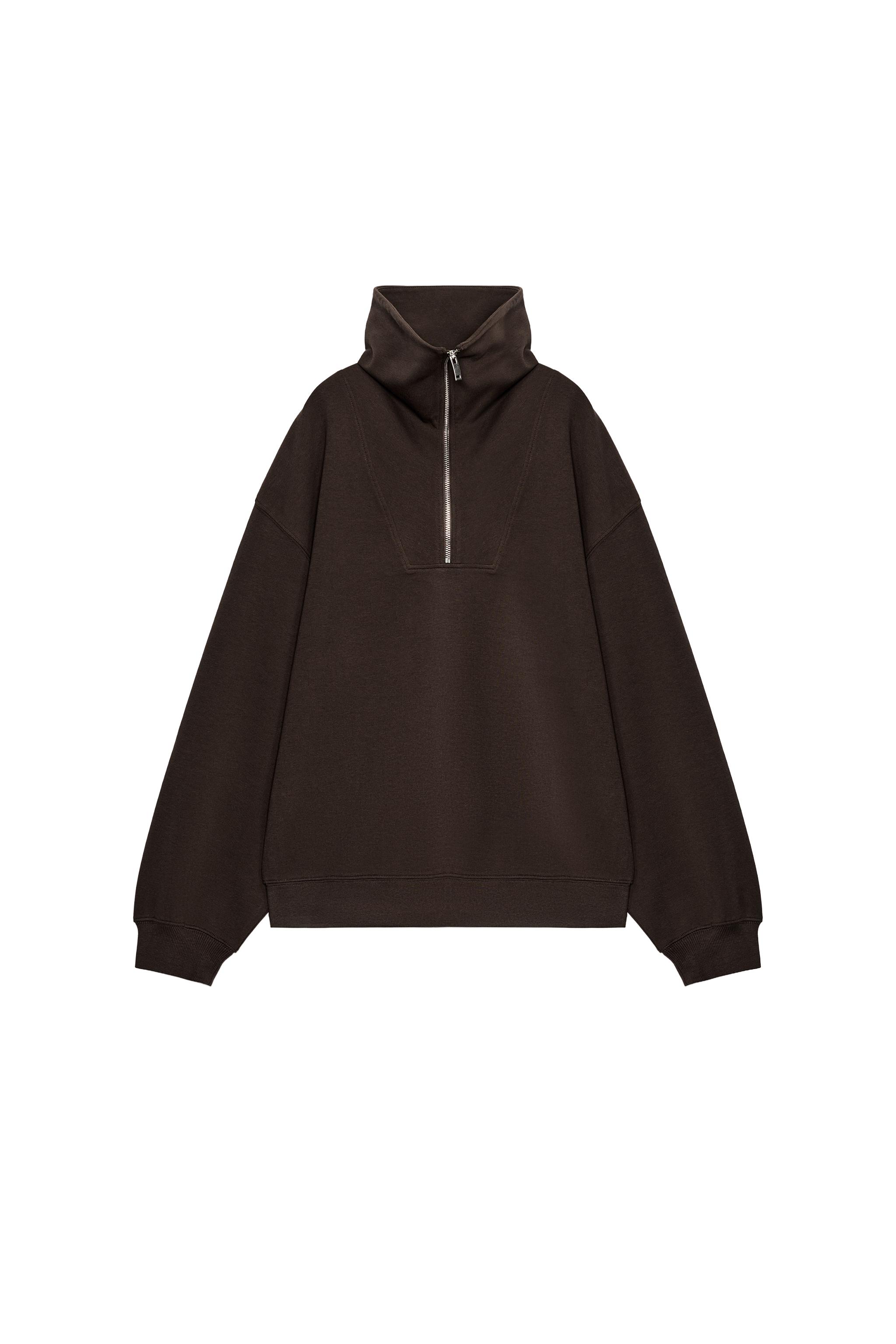INTERLOCK ZIP-UP SWEATSHIRT